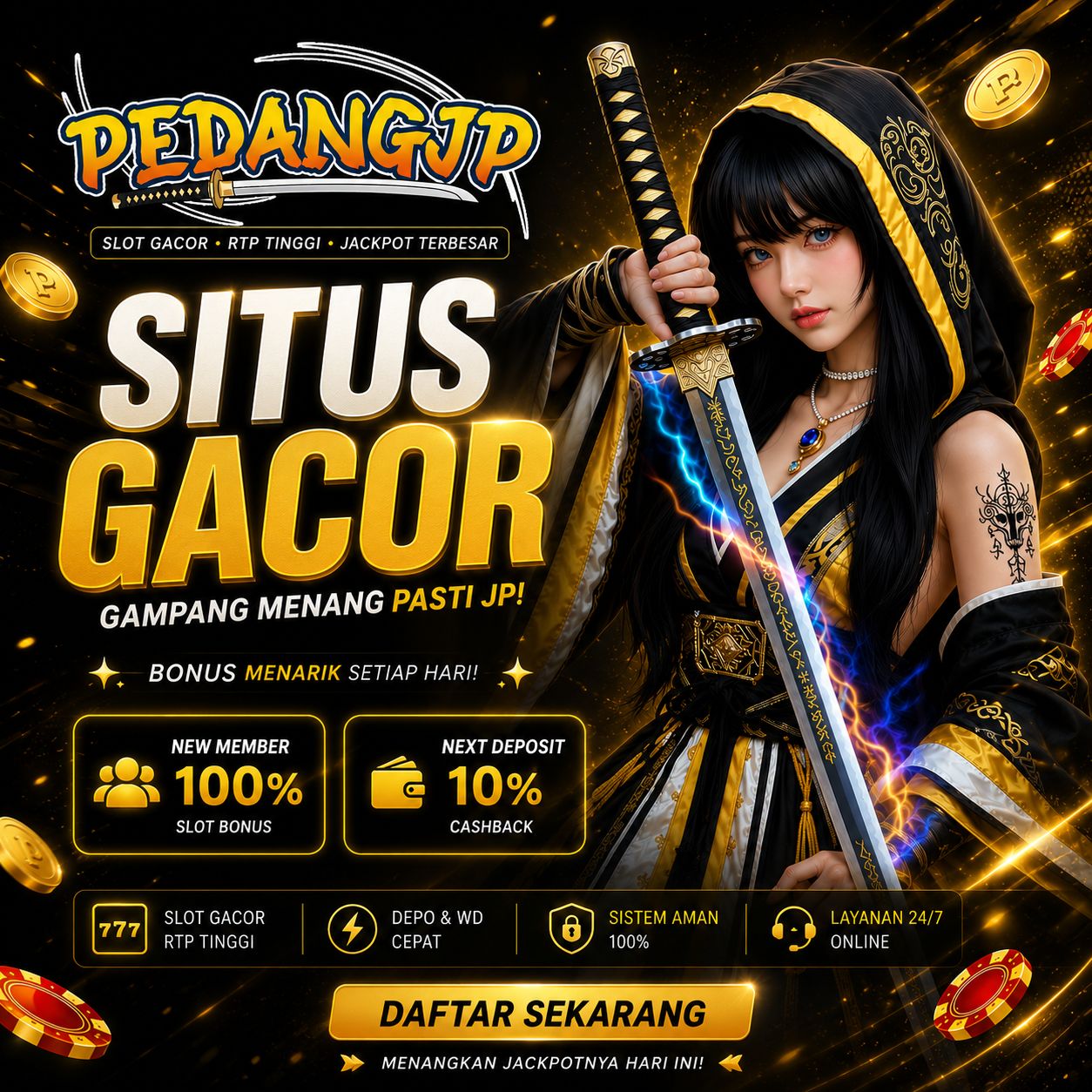 PedangJP | Bonus Harian, Promo Spesial, dan Penawaran Lebih Menguntungkan